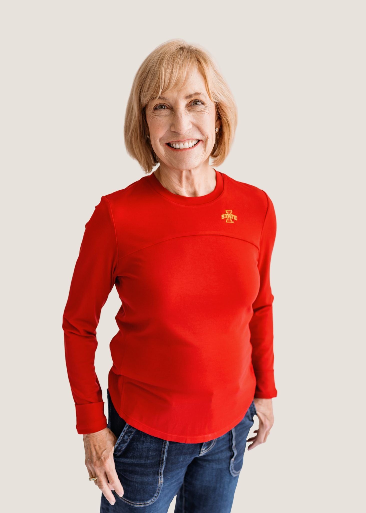 Iowa State Anne Relaxed Long Sleeve