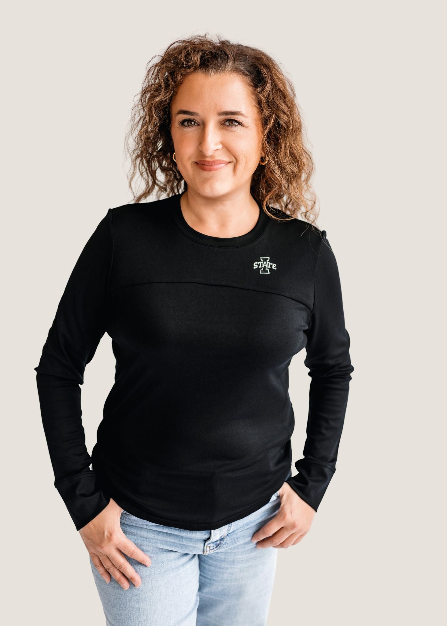 Iowa State Anne Relaxed Long Sleeve